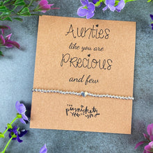 Load image into Gallery viewer, Aunties Like You Are Precious And Few Beaded Bracelet-7-The Persnickety Co