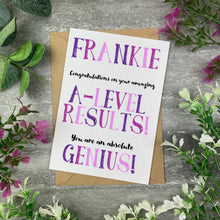 Load image into Gallery viewer, Exam Congratulations Card - A Level