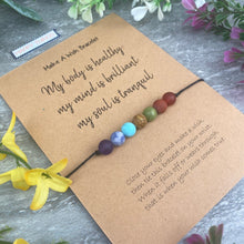 Load image into Gallery viewer, Chakra Wish Bracelet