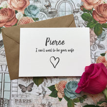 Load image into Gallery viewer, I Can't Wait To Be Your Wife / Husband-3-The Persnickety Co