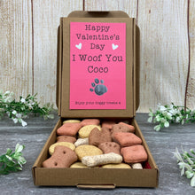 Load image into Gallery viewer, Personalised Valentine's Dog Treat Box