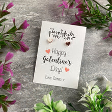 Load image into Gallery viewer, Happy Galentine's Day Heart Earrings-2-The Persnickety Co