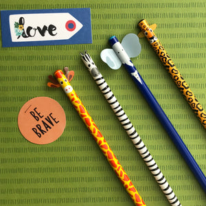 Cute Animal Pencils-3-The Persnickety Co