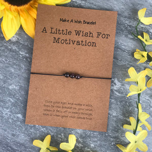 Emma's Pick of the Month - A Little Wish For Motivation - Garnet-4-The Persnickety Co