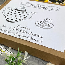 Load image into Gallery viewer, TEA-Riffic Birthday Personalised Tea and Biscuit Box-6-The Persnickety Co