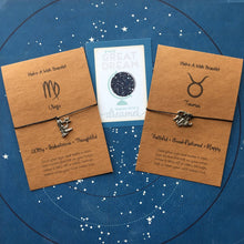 Load image into Gallery viewer, Zodiac Make A Wish Bracelet