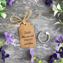 Load image into Gallery viewer, Sisters Like You Are Precious & Few Stretch Ring-7-The Persnickety Co