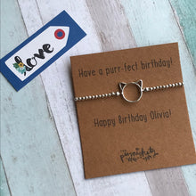 Load image into Gallery viewer, Have A Purr-fect Birthday Beaded Bracelet
