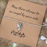 Load image into Gallery viewer, May There Always Be An Angel By Your Side Beaded Bracelet-8-The Persnickety Co