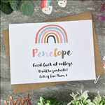 Load image into Gallery viewer, Good Luck At College Rainbow Card-5-The Persnickety Co
