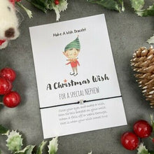 Load image into Gallery viewer, A Christmas Wish - Nephew Wish Bracelet