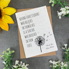 Load image into Gallery viewer, Teacher Card - Plantable Seed Card