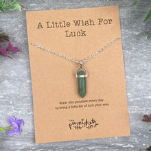 Load image into Gallery viewer, Crystal Necklace  - A Little Wish For Luck