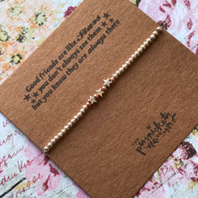 Load image into Gallery viewer, Charm Bracelet, Beaded Charm Bracelet, Good Friends are Like Stars, Star Charm, Silver Bracelet-4-The Persnickety Co