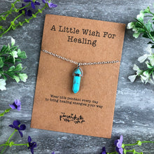 Load image into Gallery viewer, Crystal Necklace - A Little Wish For Healing-The Persnickety Co