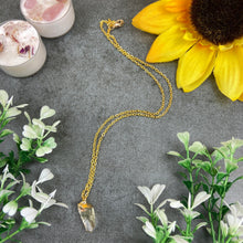 Load image into Gallery viewer, Dainty Crystal Necklace - Citrine