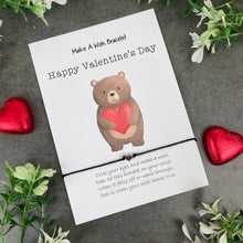Load image into Gallery viewer, Happy Valentine's Day Make A Wish Bracelet-The Persnickety Co