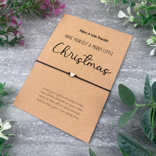 Load image into Gallery viewer, Merry Little Christmas Wish Bracelet