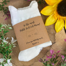 Load image into Gallery viewer, Purrfect Cat Mum Paw Print Socks-The Persnickety Co
