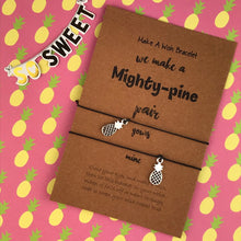 Load image into Gallery viewer, We Make A Mighty Pine Pair Wish Bracelets-4-The Persnickety Co