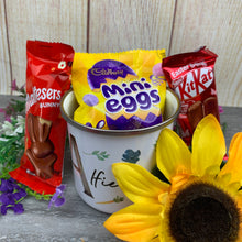 Load image into Gallery viewer, Easter Spring Bunny Initial Enamel Mug