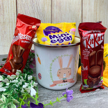 Load image into Gallery viewer, Personalised Easter Bunny Enamel Mug