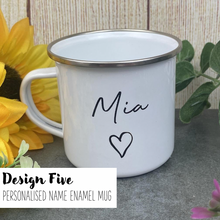 Load image into Gallery viewer, £6.00 Stocking Filler! - Personalised Enamel Mug!!!!