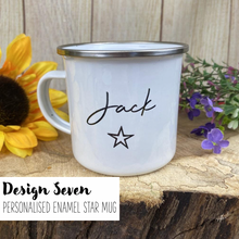 Load image into Gallery viewer, £6.00 Stocking Filler! - Personalised Enamel Mug!!!!