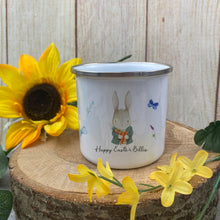 Load image into Gallery viewer, Happy Easter Rabbit Enamel Mug-The Persnickety Co