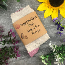 Load image into Gallery viewer, Happy Mother's Day Hedgehog Socks