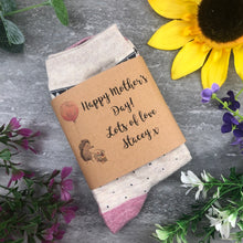 Load image into Gallery viewer, Happy Mother's Day Hedgehog Socks