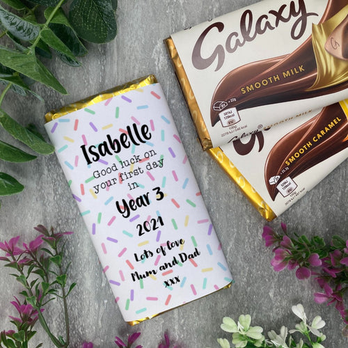 Good Luck In Year... - Personalised Chocolate Bar-The Persnickety Co