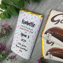 Load image into Gallery viewer, Good Luck In Year... - Personalised Chocolate Bar