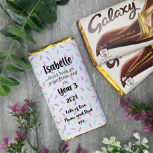 Load image into Gallery viewer, Good Luck In Year... - Personalised Chocolate Bar