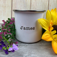 Load image into Gallery viewer, Easter Rabbits Personalised Enamel Mug