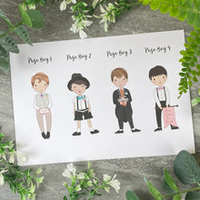 Load image into Gallery viewer, Page Boy Thank You Card