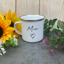 Load image into Gallery viewer, Personalised Name Enamel Mug