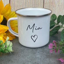 Load image into Gallery viewer, Personalised Name Enamel Mug