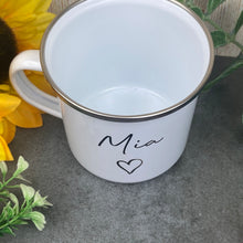 Load image into Gallery viewer, Personalised Name Enamel Mug