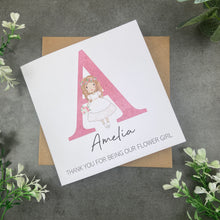 Load image into Gallery viewer, Flower Girl Thank You Card