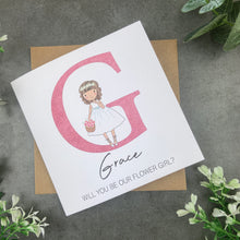 Load image into Gallery viewer, Flower Girl Proposal Card