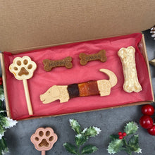 Load image into Gallery viewer, Christmas Dog Treats - Dachshund Through The Snow!