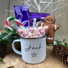 Load image into Gallery viewer, Personalised Enamel Star Mug