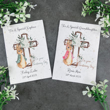 Load image into Gallery viewer, Personalised Christening Card-The Persnickety Co