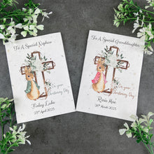 Load image into Gallery viewer, Personalised Christening Card