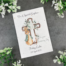 Load image into Gallery viewer, Personalised Christening Card