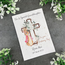 Load image into Gallery viewer, Personalised Christening Card