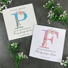 Load image into Gallery viewer, Christening Card- Personalised