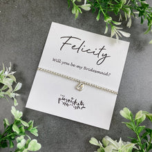 Load image into Gallery viewer, Will You Be My... Initial Beaded Bracelet-The Persnickety Co
