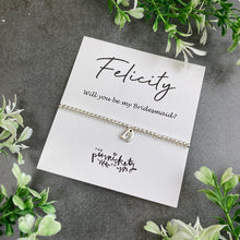 Load image into Gallery viewer, Will You Be My... Initial Beaded Bracelet-4-The Persnickety Co